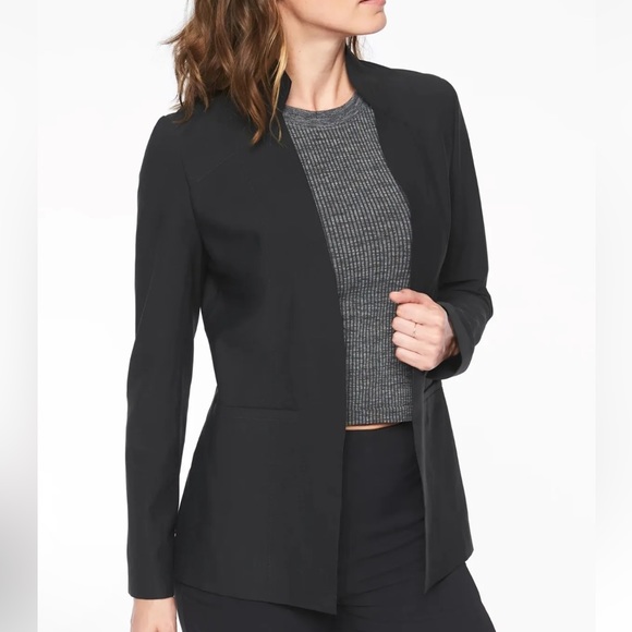 NWT Athleta Cosmic Open Front Activewear Jacket Blazer style 350837 size 4 - Picture 3 of 11